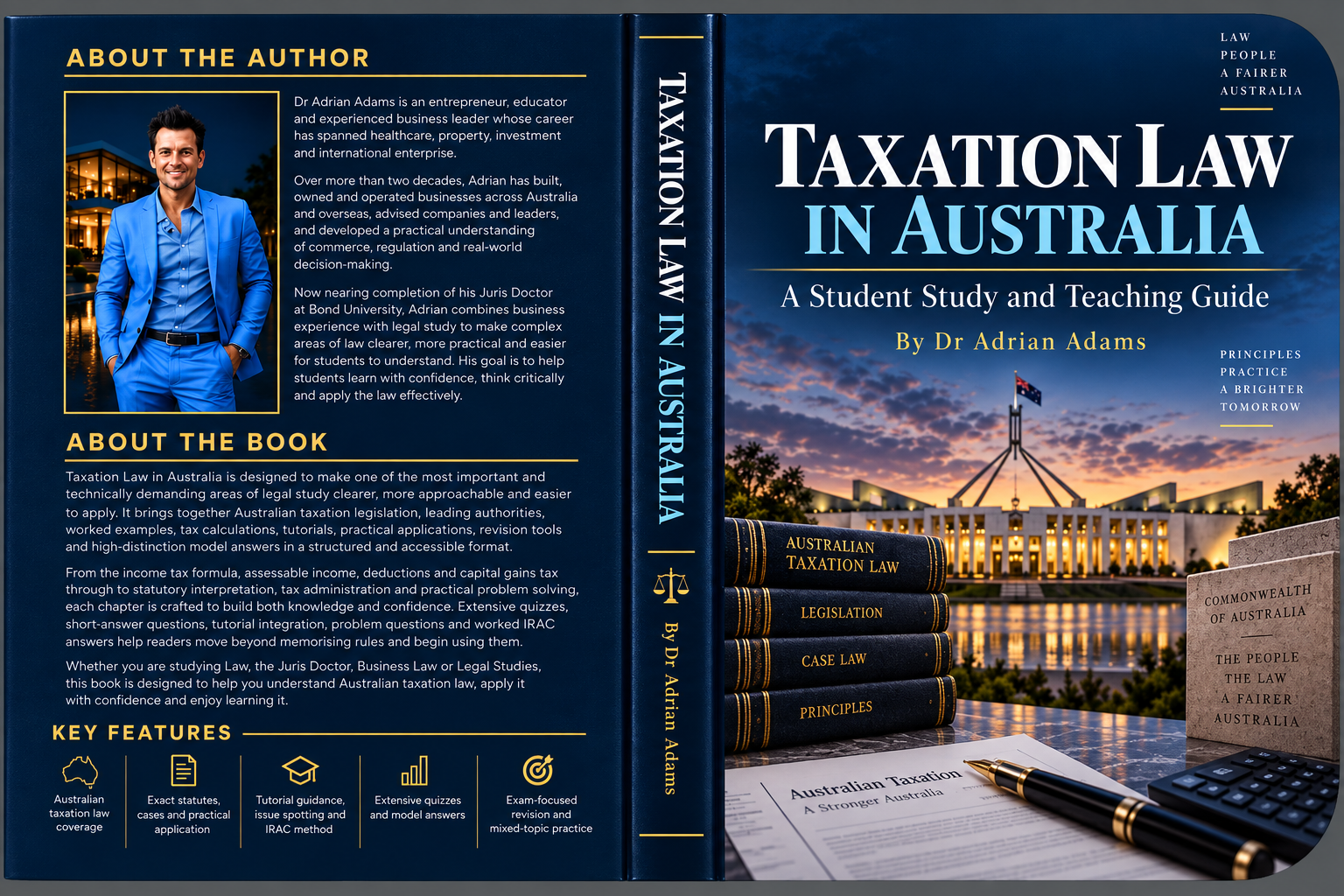 Taxation Law in Australia front, spine and back cover